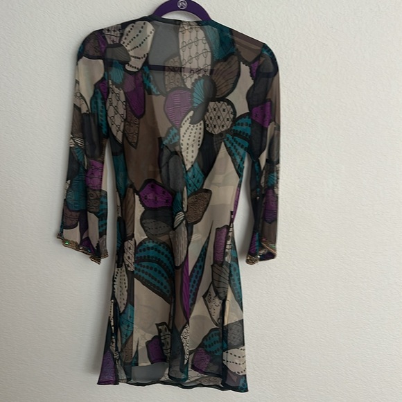 L’affaire sheet swimsuit cover tunic embellished M - Picture 9 of 10